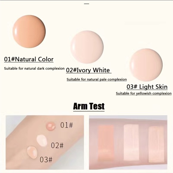 BB Cream Liquid Foundation Moisturizer + Isolating Concealer Cream - Picture 2 of 2